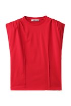 【プランク プロジェクト/PRANK PROJECT】のパワーショルダーTシャツ / Power Shoulder T-Shirt 人気、トレンドファッション・服の通販 founy(ファニー) ファッション Fashion レディースファッション Ladies' Fashion Online トップス・カットソー Tops/Tshirt シャツ/ブラウス Shirts/Blouses ロング / Tシャツ T-Shirts カットソー Cut and Sewn ギャザー Gather ショルダー Shoulder ショート Short シンプル Simple スリーブ Sleeve NEW・新作・新着・新入荷 New Arrivals thumbnail RED(レッド)|ID: prp329100004592339 ipo3291000000032602659