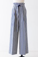 【デザイン ワークス/DESIGN WORKS】の【BEAUVET】ストライプワイドパンツ 人気、トレンドファッション・服の通販 founy(ファニー) ファッション Fashion レディースファッション Ladies' Fashion Online パンツ Pants ストライプ Stripe フィット Fit ワイド Wide |ID:prp329100004593258