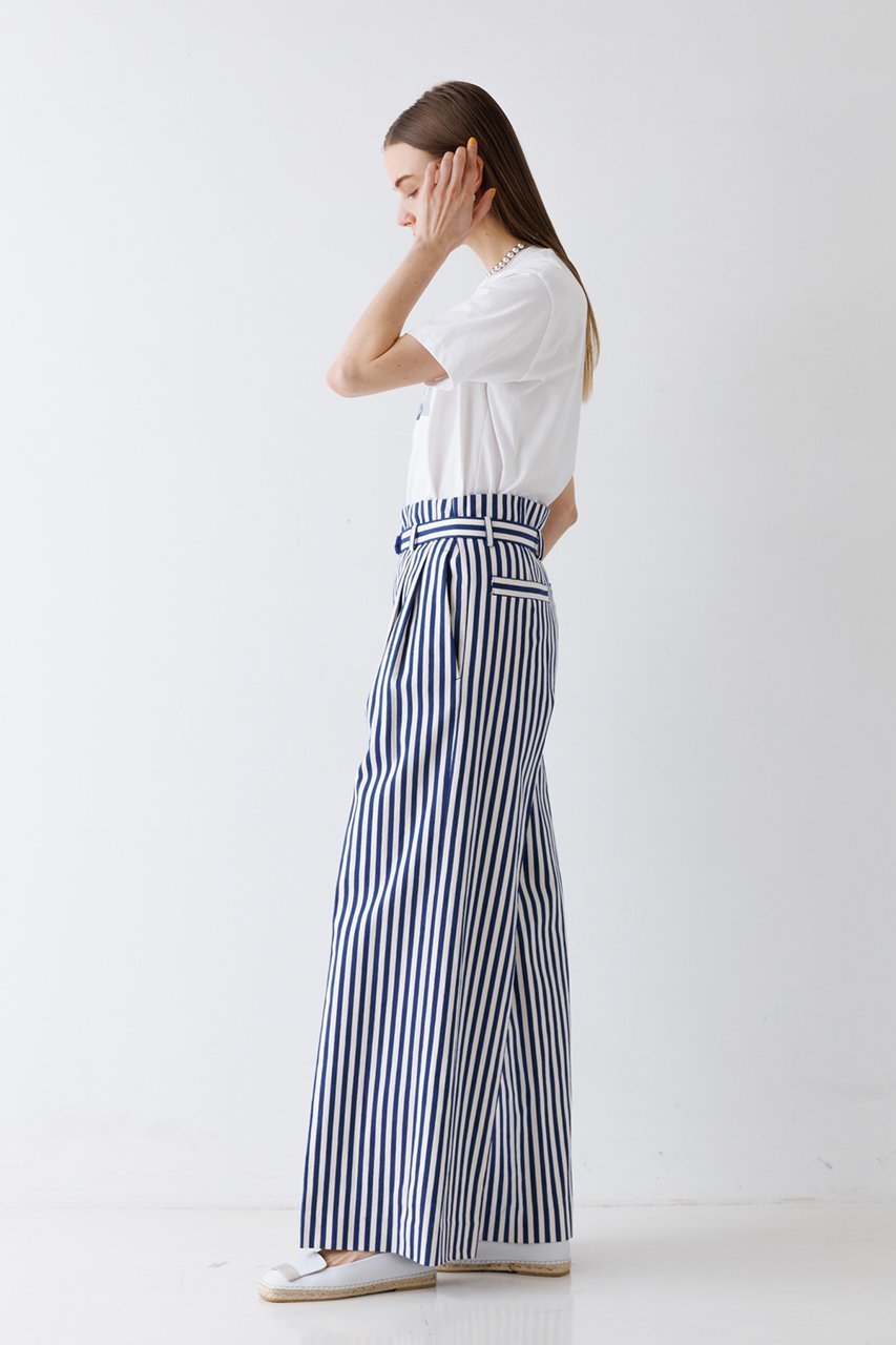 【デザイン ワークス/DESIGN WORKS】の【BEAUVET】ストライプワイドパンツ 人気、トレンドファッション・服の通販 founy(ファニー) 　ファッション　Fashion　レディースファッション　Ladies' Fashion Online　パンツ　Pants　ストライプ　Stripe　フィット　Fit　ワイド　Wide　other-8|ID: prp329100004593258 ipo3291000000032613458