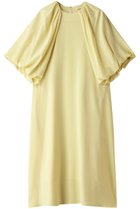 【デザイン ワークス/DESIGN WORKS】のバルーンスリーブワンピース 人気、トレンドファッション・服の通販 founy(ファニー) ファッション Fashion レディースファッション Fashion for Women ワンピース Dresses チュニック Tunic Tops & Dresses とろみ Fluid, Flowy Fabric ギャザー Gathered, Ruffled シアー Sheer, See-Through スリーブ Sleeve, Long Sleeve / Short Sleeve チュニック Tunic, Long Top バルーン Balloon, Balloon Silhouette ロング Long, Long-Length thumbnail イエロー|ID: prp329100004593259 ipo3291000000034954958