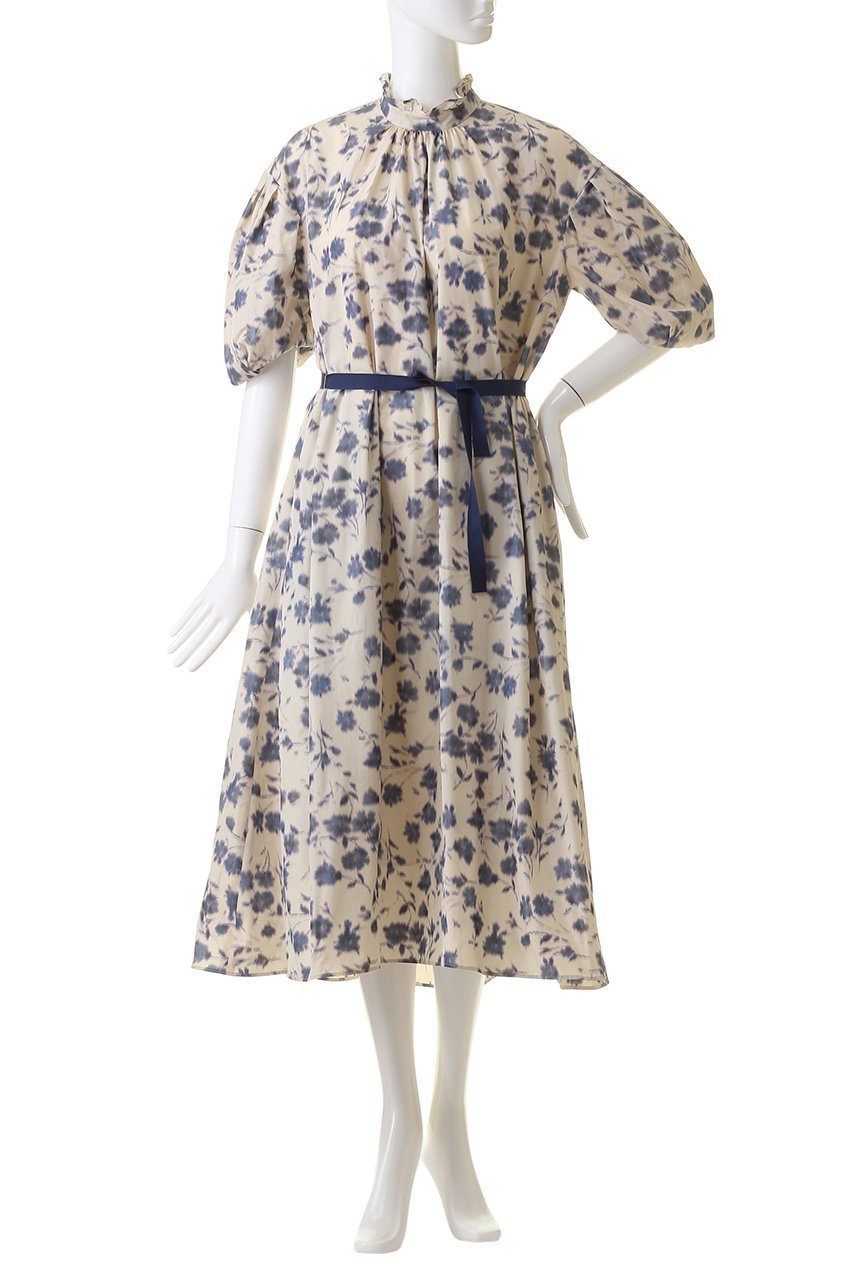【デザイン ワークス/DESIGN WORKS】の【BEAUVET】ほぐしフラワーワンピース 人気、トレンドファッション・服の通販 founy(ファニー) 　ファッション　Fashion　レディースファッション　Fashion for Women　ワンピース　Dresses　チュニック　Tunic Tops & Dresses　ギャザー　Gathered, Ruffled　グラデーション　Gradient, Ombre　チュニック　Tunic, Long Top　フラワー　Flower, Floral　プリント　Print, Printed Pattern　ロング　Long, Long-Length　今季　This Season, Current Season　夏　Summer　春　Spring　S/S・春夏　SS, Spring/Summer, Warm Season　other-2|ID: prp329100004593260 ipo3291000000032868058
