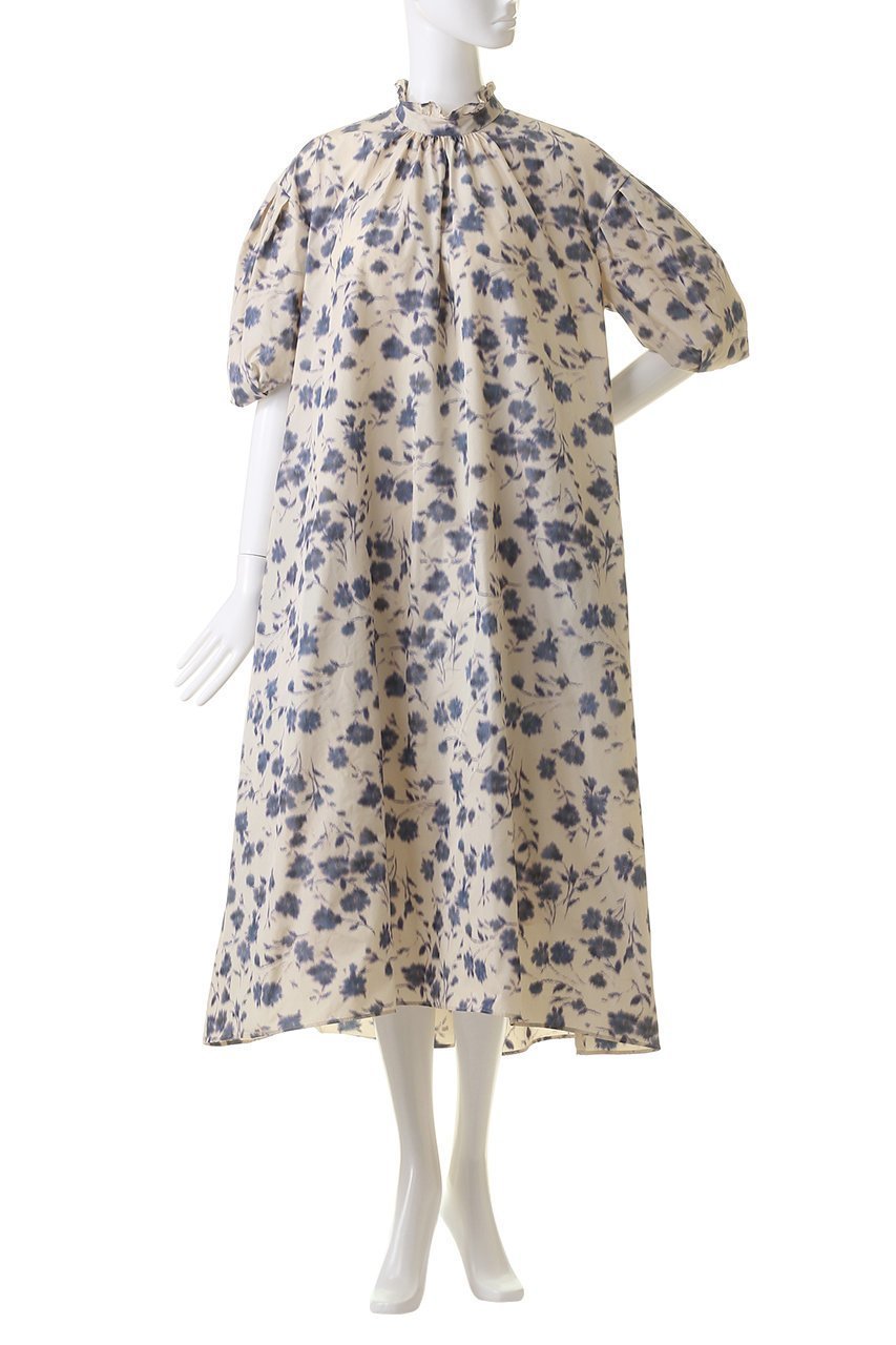 【デザイン ワークス/DESIGN WORKS】の【BEAUVET】ほぐしフラワーワンピース 人気、トレンドファッション・服の通販 founy(ファニー) 　ファッション　Fashion　レディースファッション　Fashion for Women　ワンピース　Dresses　チュニック　Tunic Tops & Dresses　ギャザー　Gathered, Ruffled　グラデーション　Gradient, Ombre　チュニック　Tunic, Long Top　フラワー　Flower, Floral　プリント　Print, Printed Pattern　ロング　Long, Long-Length　今季　This Season, Current Season　夏　Summer　春　Spring　S/S・春夏　SS, Spring/Summer, Warm Season　other-6|ID: prp329100004593260 ipo3291000000032868084
