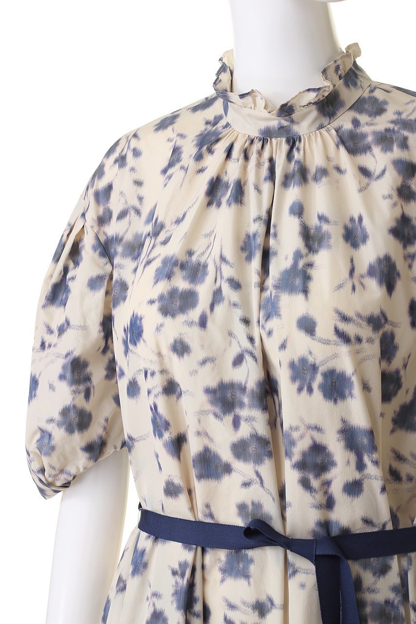 【デザイン ワークス/DESIGN WORKS】の【BEAUVET】ほぐしフラワーワンピース 人気、トレンドファッション・服の通販 founy(ファニー) 　ファッション　Fashion　レディースファッション　Fashion for Women　ワンピース　Dresses　チュニック　Tunic Tops & Dresses　ギャザー　Gathered, Ruffled　グラデーション　Gradient, Ombre　チュニック　Tunic, Long Top　フラワー　Flower, Floral　プリント　Print, Printed Pattern　ロング　Long, Long-Length　今季　This Season, Current Season　夏　Summer　春　Spring　S/S・春夏　SS, Spring/Summer, Warm Season　other-5|ID: prp329100004593260 ipo3291000000034954892