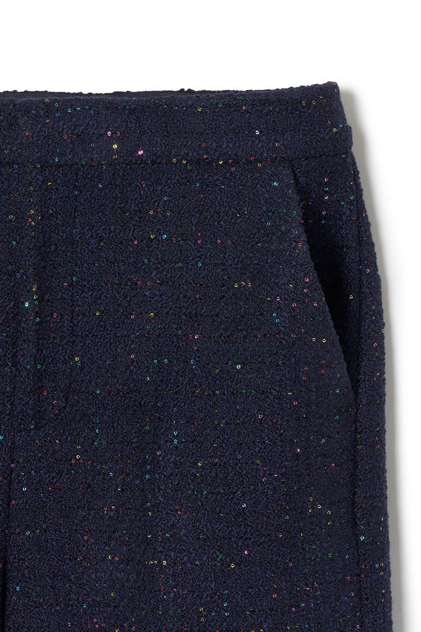【アナイ/ANAYI】のコズミックツイードストレートパンツ 人気、トレンドファッション・服の通販 founy(ファニー) 　ファッション　Fashion　レディースファッション　Ladies' Fashion Online　パンツ　Pants　アクセサリー　Accessories　イタリア　Italy　コレクション　Collection　シンプル　Simple　スパンコール　Sequins　セットアップ　Set Up　ツイード　Tweed　バランス　Balance　フェミニン　Feminine　ペプラム　Peplum　ワイド　Wide　再入荷　Restock/Back In Stock/Re Arrival　other-3|ID: prp329100004593262 ipo3291000000032613839