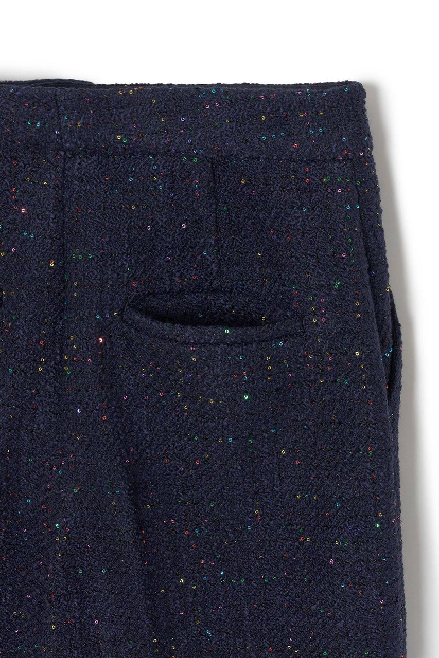 【アナイ/ANAYI】のコズミックツイードストレートパンツ 人気、トレンドファッション・服の通販 founy(ファニー) 　ファッション　Fashion　レディースファッション　Ladies' Fashion Online　パンツ　Pants　アクセサリー　Accessories　イタリア　Italy　コレクション　Collection　シンプル　Simple　スパンコール　Sequins　セットアップ　Set Up　ツイード　Tweed　バランス　Balance　フェミニン　Feminine　ペプラム　Peplum　ワイド　Wide　再入荷　Restock/Back In Stock/Re Arrival　other-4|ID: prp329100004593262 ipo3291000000032613840