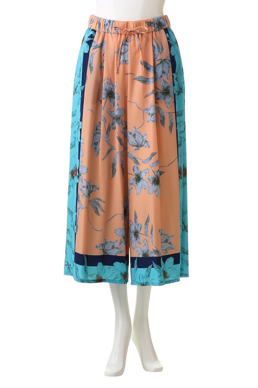 【レイール/Reir】のPanel Flower Lパンツ 人気、トレンドファッション・服の通販 founy(ファニー) 　ファッション　Fashion　レディースファッション　Fashion for Women　パンツ　Pants & Trousers　スポーツウェア　Functional & Stylish Sportswear　スポーツ パンツ　Workout Pants / Training Shorts / Joggers　スポーツ　Sports, Activewear　ビーチ　Beach, Seaside　フラワー　Flower, Floral　ブロック　Block, Solid Block Pattern　ワイド　Wide, Wide Fit　other-2|ID: prp329100004593265 ipo3291000000036189018