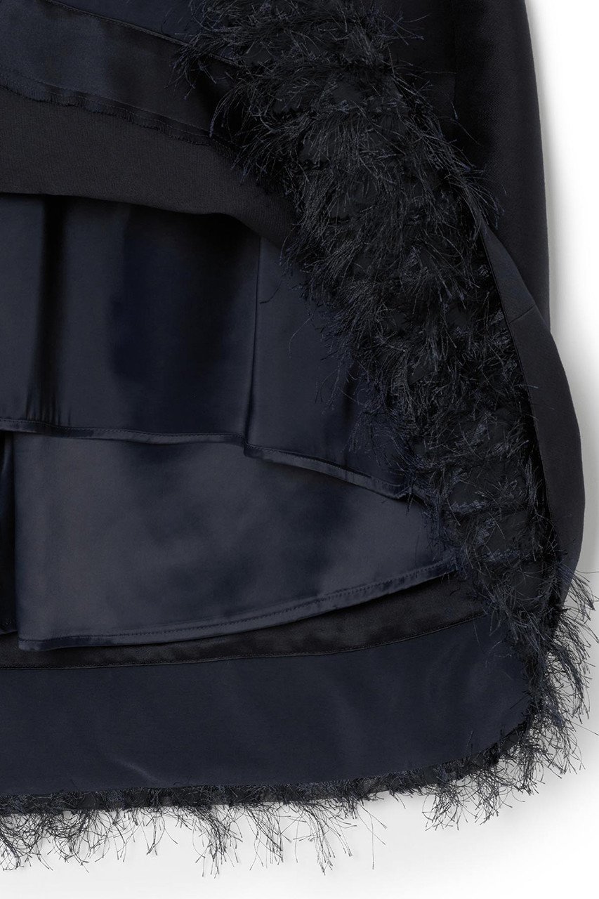 【アナイ/ANAYI】のダブルクロスタックスカート 人気、トレンドファッション・服の通販 founy(ファニー) 　ファッション　Fashion　レディースファッション　Ladies' Fashion Online　スカート　Skirt　アクセサリー　Accessories　コレクション　Collection　シンプル　Simple　ジャカード　Jacquard　スパンコール　Sequins　フェミニン　Feminine　フリンジ　Fringe　フレアースカート　Flared Skirt　再入荷　Restock/Back In Stock/Re Arrival　エレガント 上品　Elegant　other-3|ID: prp329100004593267 ipo3291000000032613894
