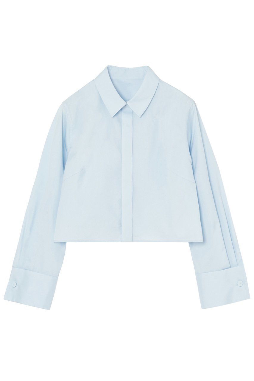 【アナイ/ANAYI】のブロードコサージュ付きブラウス 人気、トレンドファッション・服の通販 founy(ファニー) 　ファッション　Fashion　レディースファッション　Ladies' Fashion Online　トップス・カットソー　Tops/Tshirt　シャツ/ブラウス　Shirts/Blouses　カフス　Cuffs　クロップド　Cropped　スリーブ　Sleeve　トレンド　Trend　バランス　Balance　フレア　Flare　ブロード　Broad　ロング　Long　再入荷　Restock/Back In Stock/Re Arrival　other-3|ID: prp329100004593271 ipo3291000000032613926