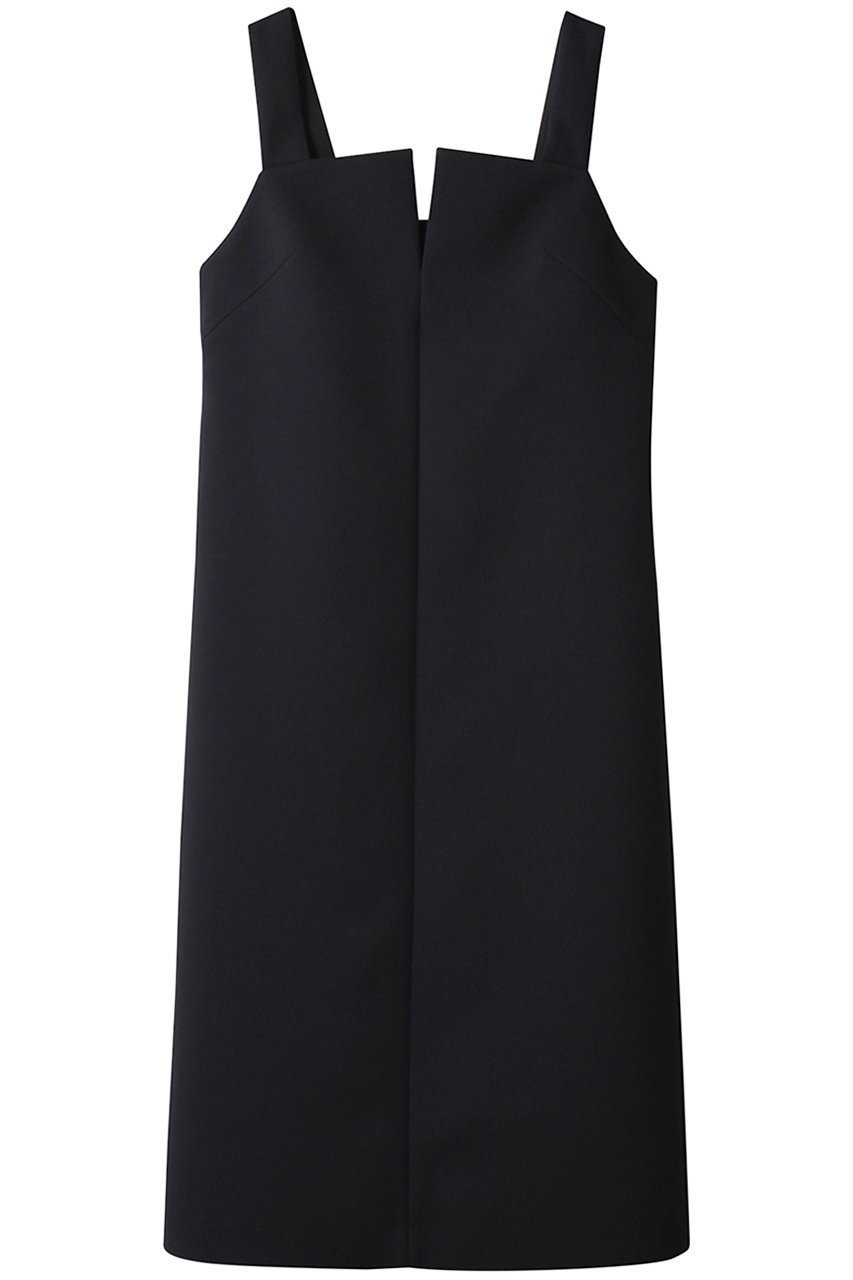 【アナイ/ANAYI】のトリプルクロスジャンパースカート インテリア・キッズ・メンズ・レディースファッション・服の通販 founy(ファニー) 　ファッション　Fashion　レディースファッション　Ladies' Fashion Online　スカート　Skirt　インナー　Inner　カッティング　Cutting　シンプル　Simple　ストレッチ　Stretch　チュニック　Tunic　フロント　Front　メタル　Metal　再入荷　Restock/Back In Stock/Re Arrival　ネイビー|ID: prp329100004593275 ipo3291000000032613952