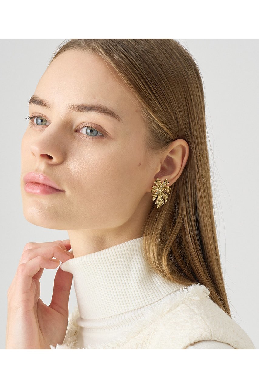 【アナイ/ANAYI】のリーフモチーフイヤリング 人気、トレンドファッション・服の通販 founy(ファニー) 　ファッション　Fashion　レディースファッション　Fashion for Women　ジュエリー　Jewelry　ファッションリング　Fashion Rings　イヤリング・フープ・ドロップタイプ　Hoop, Drop & Clip Earrings　おすすめ　Recommended / Our Picks　イヤリング　Earrings　エレガント 上品　Elegant　ガラス　Glass, Glassware　シリコン　Silicone, Silicone Material　ブローチ　Brooch, Pin Brooch　モダン　Modern, Contemporary　モチーフ　Motif, Design Theme　リーフ　Leaf, Botanical Leaf　other-5|ID: prp329100004593280 ipo3291000000032613989