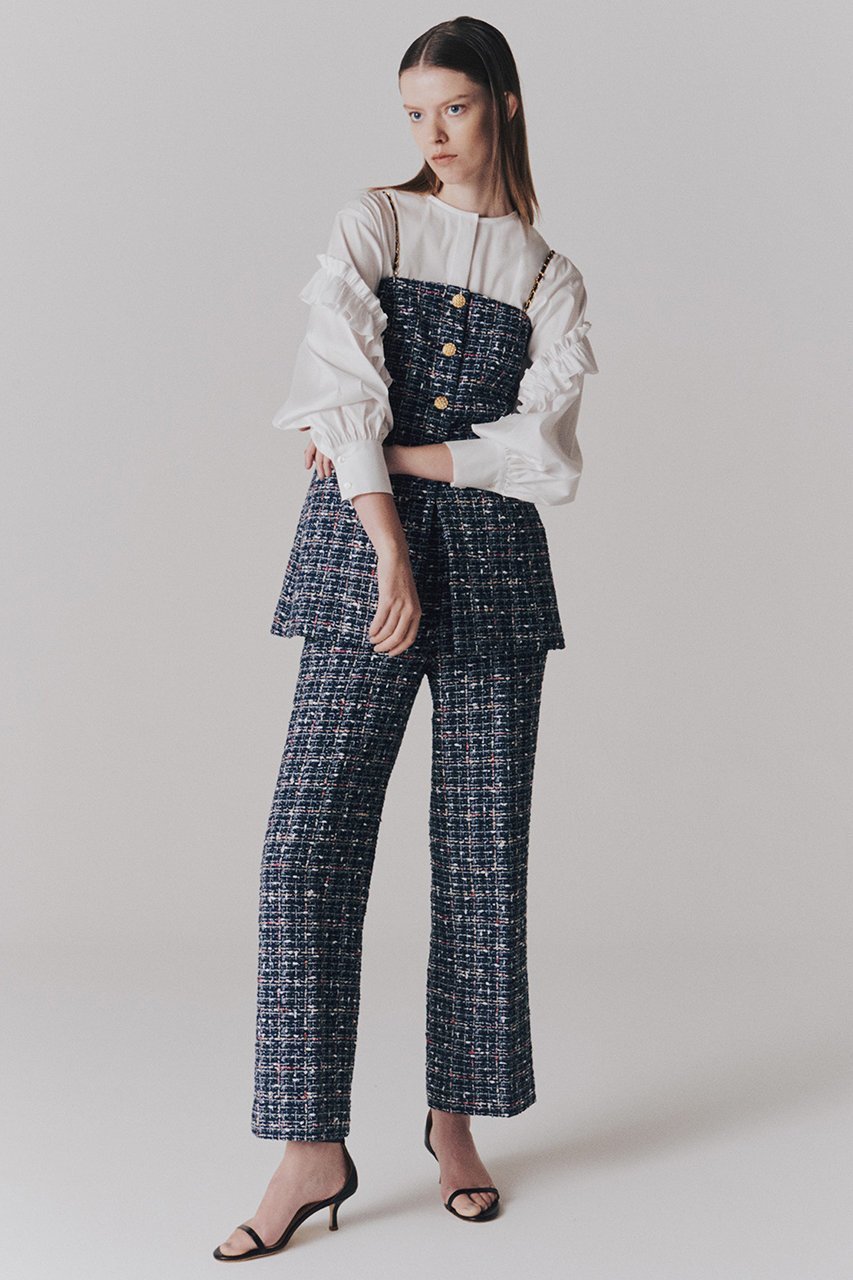 【アナイ/ANAYI】のミックスチェックツィードパンツ 人気、トレンドファッション・服の通販 founy(ファニー) 　ファッション　Fashion　レディースファッション　Ladies' Fashion Online　パンツ　Pants　コレクション　Collection　ジャケット　Jacket　スペシャル　Special　セットアップ　Set Up　チェック　Check　チュニック　Tunic　ツイード　Tweed　フランス　France　再入荷　Restock/Back In Stock/Re Arrival　春　Spring　other-7|ID: prp329100004593281 ipo3291000000032613997