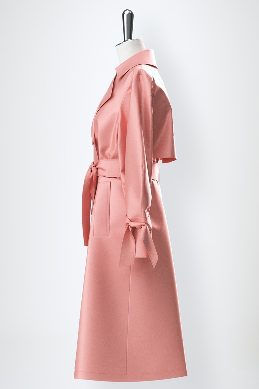 【アナイ/ANAYI】のシャイニータフタドレストレンチコート 人気、トレンドファッション・服の通販 founy(ファニー) 　ファッション　Fashion　レディースファッション　Ladies' Fashion Online　アウター　Coat Outerwear　コート　Coats　トレンチコート　Trench Coats　ワンピース　Dress　ドレス　Party Dresses　おすすめ　Recommend　エレガント 上品　Elegant　タフタ　Taffeta　ロング　Long　再入荷　Restock/Back In Stock/Re Arrival　other-2|ID: prp329100004593282 ipo3291000000032614001
