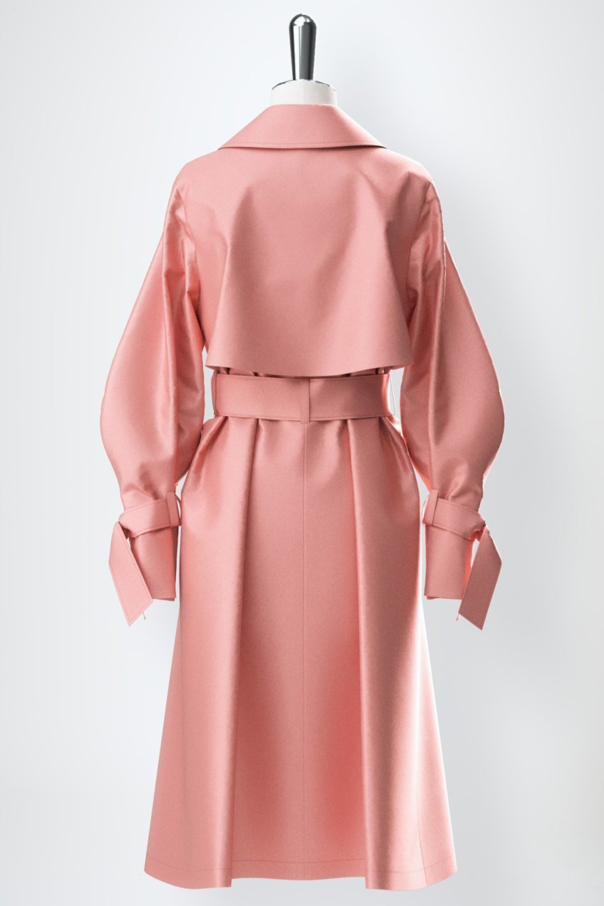 【アナイ/ANAYI】のシャイニータフタドレストレンチコート 人気、トレンドファッション・服の通販 founy(ファニー) 　ファッション　Fashion　レディースファッション　Ladies' Fashion Online　アウター　Coat Outerwear　コート　Coats　トレンチコート　Trench Coats　ワンピース　Dress　ドレス　Party Dresses　おすすめ　Recommend　エレガント 上品　Elegant　タフタ　Taffeta　ロング　Long　再入荷　Restock/Back In Stock/Re Arrival　other-4|ID: prp329100004593282 ipo3291000000032614003