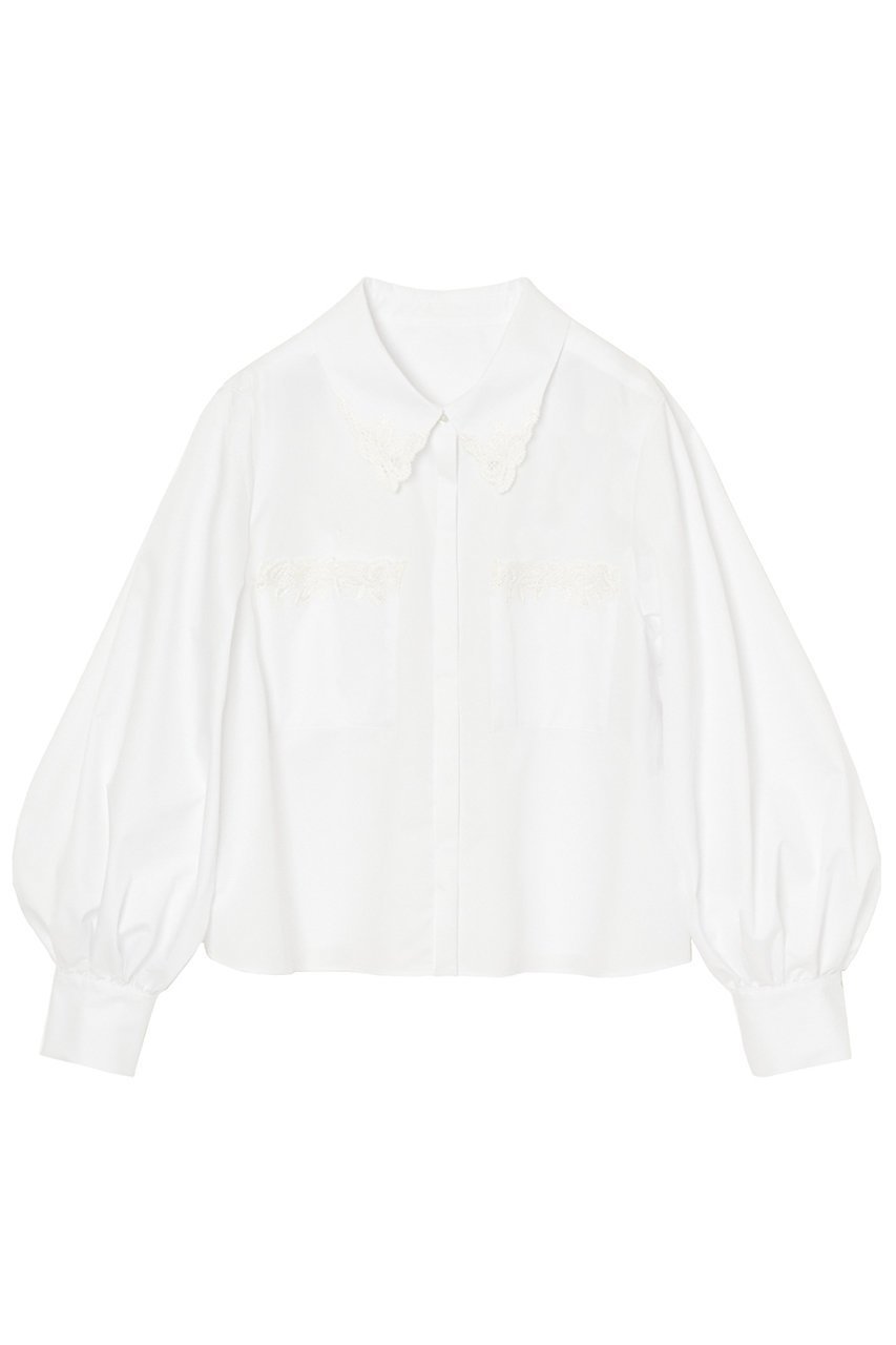 【アナイ/ANAYI】のコンパクトコットン刺繍衿ブラウス 人気、トレンドファッション・服の通販 founy(ファニー) 　ファッション　Fashion　レディースファッション　Ladies' Fashion Online　トップス・カットソー　Tops/Tshirt　シャツ/ブラウス　Shirts/Blouses　おすすめ　Recommend　コンパクト　Compact　スリーブ　Sleeve　セレモニー　Ceremony　トレンド　Trend　ロング　Long　エレガント 上品　Elegant　再入荷　Restock/Back In Stock/Re Arrival　 other-1|ID: prp329100004593285 ipo3291000000032614018