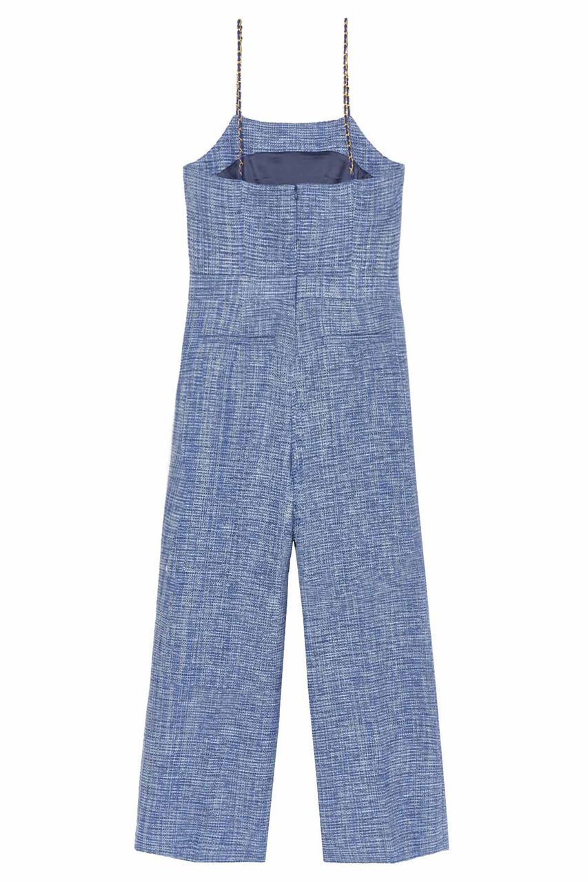 【アナイ/ANAYI】のメランジツイードオールインワン 人気、トレンドファッション・服の通販 founy(ファニー) 　ファッション　Fashion　レディースファッション　Ladies' Fashion Online　パンツ　Pants　おすすめ　Recommend　グラデーション　Gradation　チェーン　Chain　ツイード　Tweed　デニム　Denim　ブライト　Bright　メランジ　Melange　ラップ　Wrap　ワイド　Wide　エレガント 上品　Elegant　再入荷　Restock/Back In Stock/Re Arrival　春　Spring　other-2|ID: prp329100004593286 ipo3291000000032614027