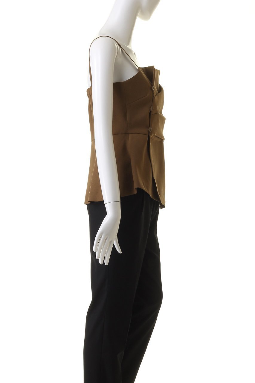 【アナイ/ANAYI】のストレッチツイルタックキャミブラウス 人気、トレンドファッション・服の通販 founy(ファニー) 　ファッション　Fashion　レディースファッション　Ladies' Fashion Online　トップス・カットソー　Tops/Tshirt　キャミソール / ノースリーブ　No Sleeves　シャツ/ブラウス　Shirts/Blouses　ジャケット　Jacket　ノースリーブ　No Sleeve　ラップ　Wrap　再入荷　Restock/Back In Stock/Re Arrival　other-3|ID: prp329100004593291 ipo3291000000032614051