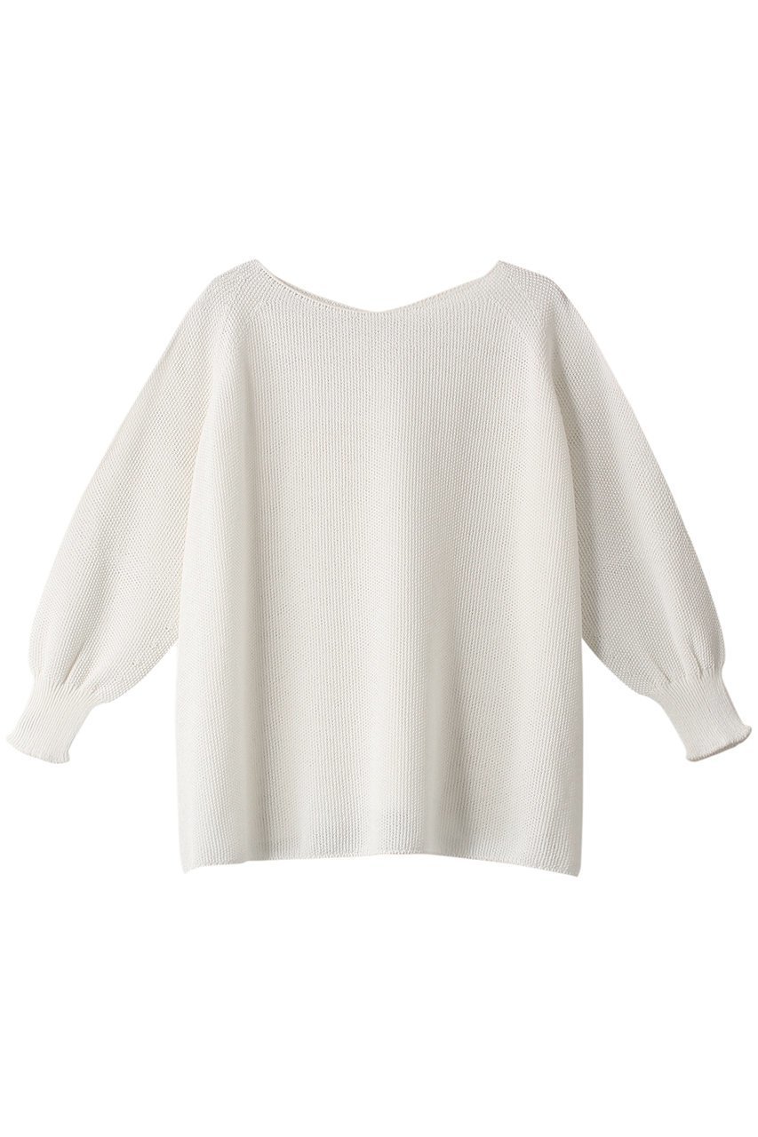 【アナイ/ANAYI】の和紙カノコビッグシルエットプルオーバー インテリア・キッズ・メンズ・レディースファッション・服の通販 founy(ファニー) 　ファッション　Fashion　レディースファッション　Ladies' Fashion Online　トップス・カットソー　Tops/Tshirt　ニット　Knit Tops　プルオーバー　Pullover　シアー　Sheer　シンプル　Simple　スリーブ　Sleeve　再入荷　Restock/Back In Stock/Re Arrival　オフホワイト|ID: prp329100004593292 ipo3291000000032614055