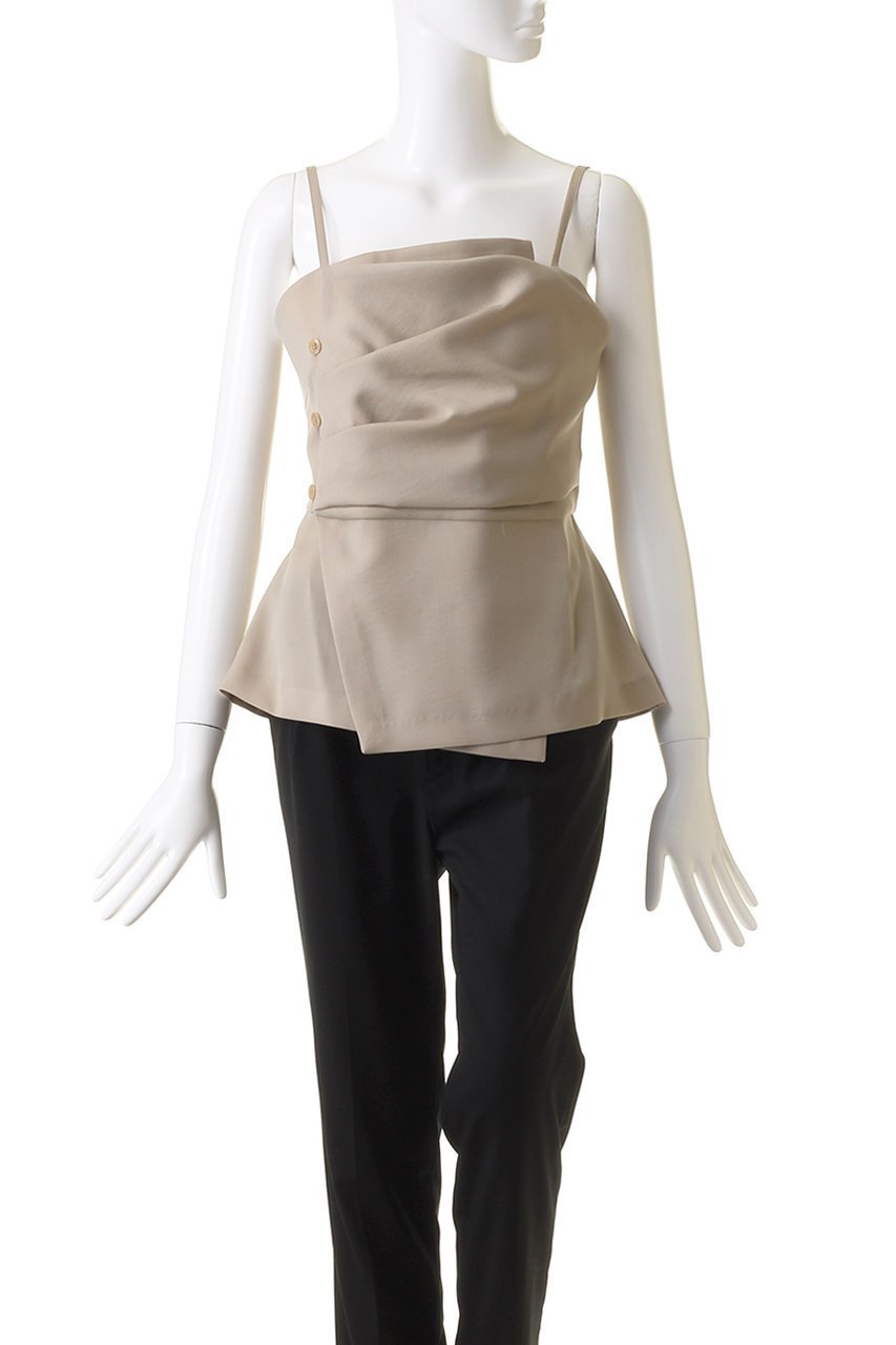 【アナイ/ANAYI】のストレッチツイルタックキャミブラウス 人気、トレンドファッション・服の通販 founy(ファニー) 　ファッション　Fashion　レディースファッション　Ladies' Fashion Online　トップス・カットソー　Tops/Tshirt　キャミソール / ノースリーブ　No Sleeves　シャツ/ブラウス　Shirts/Blouses　おすすめ　Recommend　インナー　Inner　キャミソール　Camisole　ストレッチ　Stretch　ノースリーブ　No Sleeve　ラップ　Wrap　エレガント 上品　Elegant　再入荷　Restock/Back In Stock/Re Arrival　other-2|ID: prp329100004593293 ipo3291000000032614065