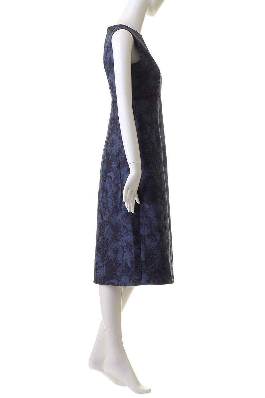 【アナイ/ANAYI】のフラワーデニムタックワンピース 人気、トレンドファッション・服の通販 founy(ファニー) 　ファッション　Fashion　レディースファッション　Ladies' Fashion Online　ワンピース　Dress　チュニック　Tunic　ジャカード　Jacquard　チュニック　Tunic　デニム　Denim　ノースリーブ　No Sleeve　フラワー　Flower　ロング　Long　エレガント 上品　Elegant　再入荷　Restock/Back In Stock/Re Arrival　other-3|ID: prp329100004593301 ipo3291000000032614118