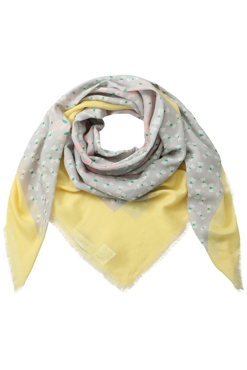 【アナイ/ANAYI】のIリボンドットSTOLE インテリア・キッズ・メンズ・レディースファッション・服の通販 founy(ファニー) 　ファッション　Fashion　レディースファッション　Fashion for Women　ストール　Soft & Warm Scarves　マフラー・スヌード / 冬小物の定番　Scarves & Mufflers　ストール　Stole, Wrap　ドット　Polka Dot, Dot Pattern　マフラー　Scarf, Muffler　リボン　Ribbon, Bow　エレガント 上品　Elegant　再入荷　Restock / Back in Stock　春　Spring　グレー|ID: prp329100004593306 ipo3291000000035051844