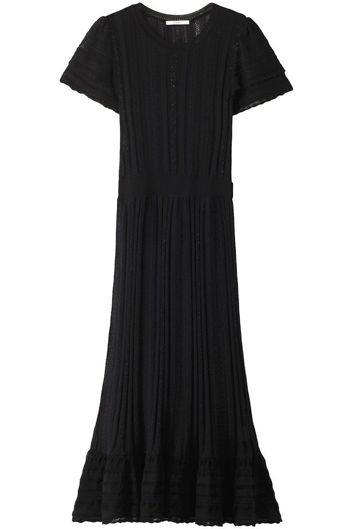 【アナイ/ANAYI】のイタリアンニットレースドレス インテリア・キッズ・メンズ・レディースファッション・服の通販 founy(ファニー) https://founy.com/ ファッション Fashion レディースファッション Fashion for Women ワンピース Dresses フォーマル・パーティードレス・結婚式用ドレス Elegant & Casual Dresses チュニック Tunic Tops & Dresses おすすめ Recommended / Our Picks イタリア Italy ジャカード／ジャガード Jacquard, Woven Pattern チュニック Tunic, Long Top パーティ Party, Party Style レース Lace, Lace Fabric ロング Long, Long-Length |ID: prp329100004593310 ipo3291000000035052940