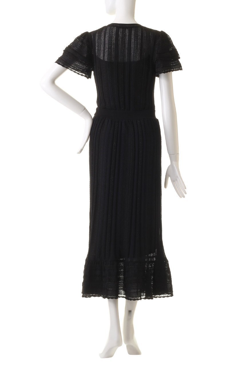 【アナイ/ANAYI】のイタリアンニットレースドレス 人気、トレンドファッション・服の通販 founy(ファニー) 　ファッション　Fashion　レディースファッション　Fashion for Women　ワンピース　Dresses　フォーマル・パーティードレス・結婚式用ドレス　Elegant & Casual Dresses　チュニック　Tunic Tops & Dresses　おすすめ　Recommended / Our Picks　イタリア　Italy　ジャカード／ジャガード　Jacquard, Woven Pattern　チュニック　Tunic, Long Top　パーティ　Party, Party Style　レース　Lace, Lace Fabric　ロング　Long, Long-Length　再入荷　Restock / Back in Stock　other-4|ID: prp329100004593310 ipo3291000000035052945