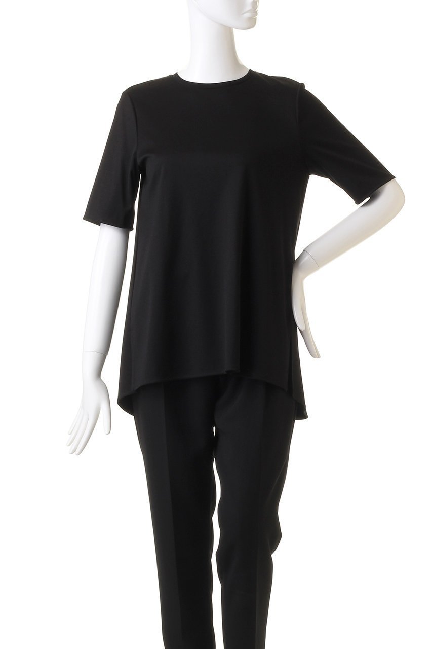 【アナイ/ANAYI】のコットンスムース後ろフレアプルオーバー 人気、トレンドファッション・服の通販 founy(ファニー) 　ファッション　Fashion　レディースファッション　Ladies' Fashion Online　トップス・カットソー　Tops/Tshirt　シャツ/ブラウス　Shirts/Blouses　ロング / Tシャツ　T-Shirts　プルオーバー　Pullover　カットソー　Cut and Sewn　おすすめ　Recommend　カットソー　Cut And Sew　ショート　Short　スリット　Slit　スリーブ　Sleeve　フェミニン　Feminine　フリル　Frills　フレア　Flare　エレガント 上品　Elegant　再入荷　Restock/Back In Stock/Re Arrival　other-2|ID: prp329100004593312 ipo3291000000032614184