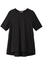 【アナイ/ANAYI】のコットンスムース後ろフレアプルオーバー 人気、トレンドファッション・服の通販 founy(ファニー) ファッション Fashion レディースファッション Fashion for Women トップス・カットソー Cut & Sew Tops シャツ・ブラウス・オフィスカジュアル Elegant Blouses & Button-Ups ロングTシャツ・Tシャツ Longline T-Shirts & Tees カジュアルプルオーバー・ニットトップス Pullovers & Knit Tops / Casual Pullovers カットソー・ベーシックTシャツ Cut-and-Sewn Tops / Stretch Tees & Basics おすすめ Recommended / Our Picks カットソー Cut and Sewn Top ショート Short, Short Length スリット Slit, Slit Detail スリーブ Sleeve, Long Sleeve / Short Sleeve フェミニン Feminine, Girly フリル Frill, Ruffle フレア Flare, Flared エレガント 上品 Elegant 再入荷 Restock / Back in Stock thumbnail ブラック|ID: prp329100004593312 ipo3291000000035054979