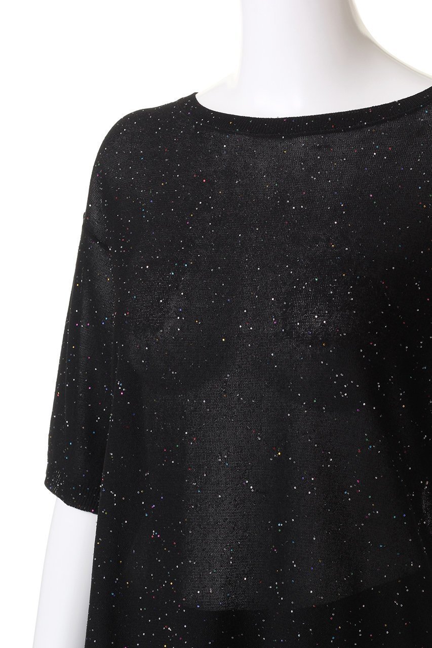 【アナイ/ANAYI】のマルチカラースパングルTプルオーバー 人気、トレンドファッション・服の通販 founy(ファニー) 　ファッション　Fashion　レディースファッション　Ladies' Fashion Online　トップス・カットソー　Tops/Tshirt　ニット　Knit Tops　プルオーバー　Pullover　トレンド　Trend　ファブリック　Fabric　再入荷　Restock/Back In Stock/Re Arrival　other-5|ID: prp329100004593313 ipo3291000000032614194