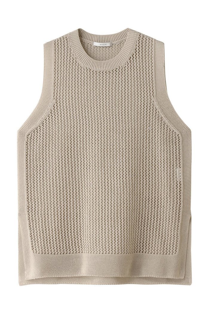 【アナイ/ANAYI】の和紙メッシュロングジレ インテリア・キッズ・メンズ・レディースファッション・服の通販 founy(ファニー) https://founy.com/ ファッション Fashion レディースファッション Ladies' Fashion Online トップス・カットソー Tops/Tshirt ニット Knit Tops ベスト/ジレ Gilets/Vests プルオーバー Pullover スリット Slit メッシュ Mesh 再入荷 Restock/Back In Stock/Re Arrival 夏 Summer |ID: prp329100004593317 ipo3291000000032614219