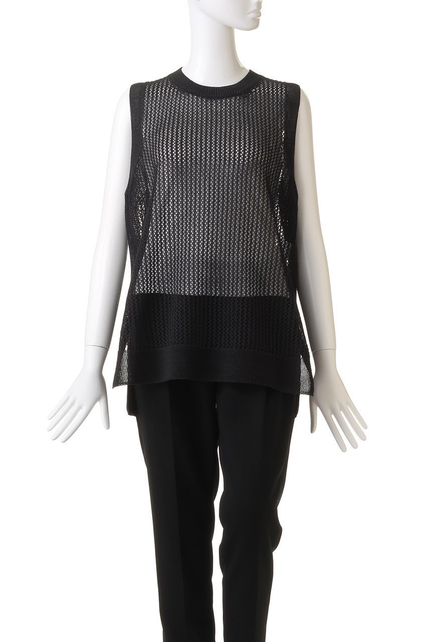 【アナイ/ANAYI】の和紙メッシュロングジレ 人気、トレンドファッション・服の通販 founy(ファニー) 　ファッション　Fashion　レディースファッション　Ladies' Fashion Online　トップス・カットソー　Tops/Tshirt　ニット　Knit Tops　ベスト/ジレ　Gilets/Vests　プルオーバー　Pullover　スリット　Slit　メッシュ　Mesh　再入荷　Restock/Back In Stock/Re Arrival　夏　Summer　other-2|ID: prp329100004593317 ipo3291000000032614221