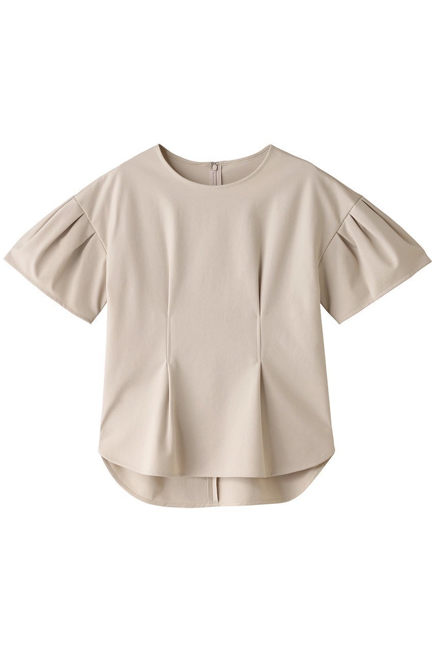 【アナイ/ANAYI】のストレッチポンチフレア袖プルオーバー インテリア・キッズ・メンズ・レディースファッション・服の通販 founy(ファニー) 　ファッション　Fashion　レディースファッション　Ladies' Fashion Online　トップス・カットソー　Tops/Tshirt　シャツ/ブラウス　Shirts/Blouses　ロング / Tシャツ　T-Shirts　プルオーバー　Pullover　カットソー　Cut and Sewn　ショート　Short　ストレッチ　Stretch　スリーブ　Sleeve　ドロップ　Drop　フレア　Flare　再入荷　Restock/Back In Stock/Re Arrival　ベージュ|ID: prp329100004593318 ipo3291000000032614227