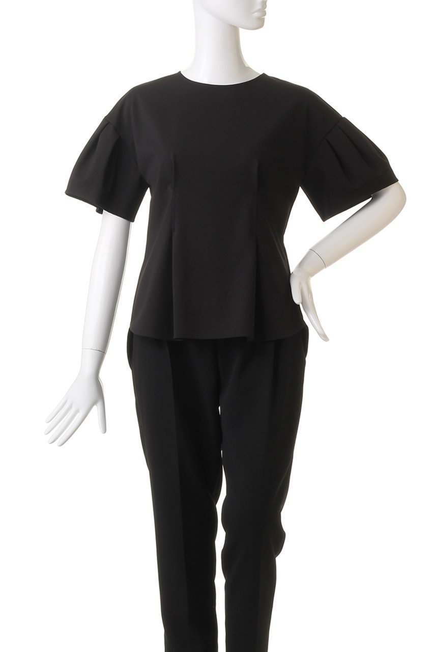 【アナイ/ANAYI】のストレッチポンチフレア袖プルオーバー 人気、トレンドファッション・服の通販 founy(ファニー) 　ファッション　Fashion　レディースファッション　Fashion for Women　トップス・カットソー　Cut & Sew Tops　シャツ・ブラウス・オフィスカジュアル　Elegant Blouses & Button-Ups　ロングTシャツ・Tシャツ　Longline T-Shirts & Tees　カジュアルプルオーバー・ニットトップス　Pullovers & Knit Tops / Casual Pullovers　カットソー・ベーシックTシャツ　Cut-and-Sewn Tops / Stretch Tees & Basics　ショート　Short, Short Length　ストレッチ　Stretch, Stretchy Fabric　スリーブ　Sleeve, Long Sleeve / Short Sleeve　ドロップ　Drop Shoulder, Dropped Style　フレア　Flare, Flared　再入荷　Restock / Back in Stock　other-2|ID: prp329100004593318 ipo3291000000035054488