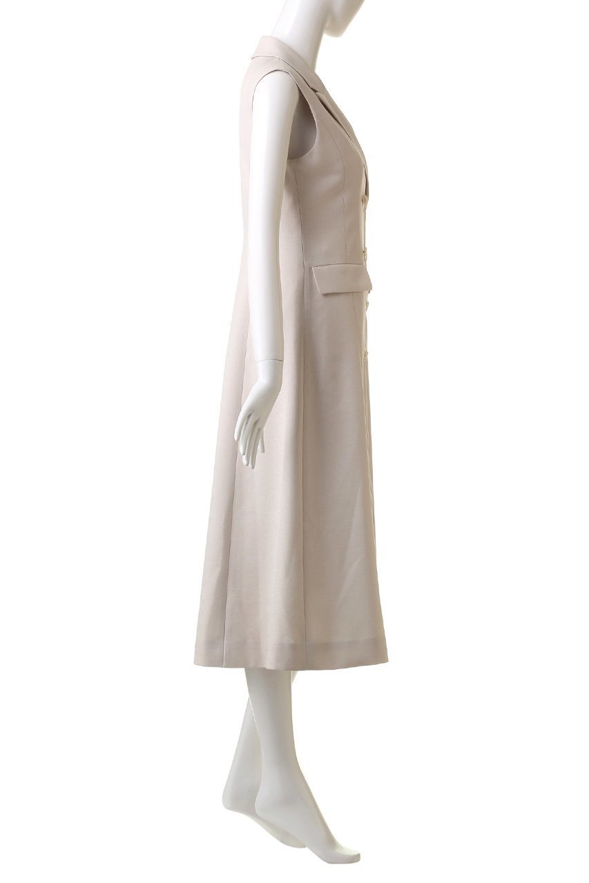 【アナイ/ANAYI】のリネンライクジレワンピース 人気、トレンドファッション・服の通販 founy(ファニー) 　ファッション　Fashion　レディースファッション　Ladies' Fashion Online　アウター　Coat Outerwear　ワンピース　Dress　チュニック　Tunic　チュニック　Tunic　テーラード　Tailored　フィット　Fit　マニッシュ　Mannish　ロング　Long　エレガント 上品　Elegant　再入荷　Restock/Back In Stock/Re Arrival　other-3|ID: prp329100004593319 ipo3291000000032614237