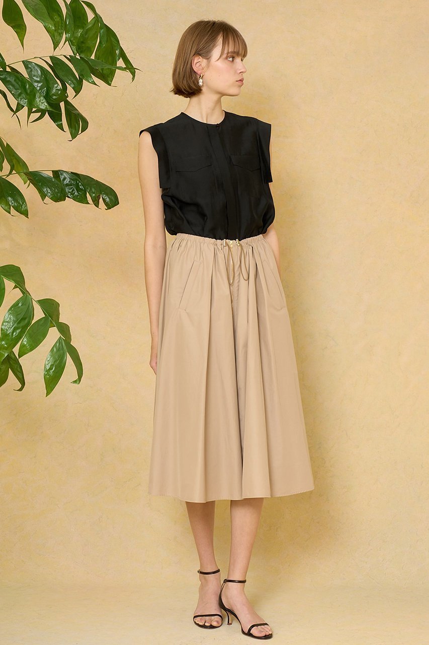【アナイ/ANAYI】のシアーテンセルポケット付きブラウス 人気、トレンドファッション・服の通販 founy(ファニー) 　ファッション　Fashion　レディースファッション　Ladies' Fashion Online　トップス・カットソー　Tops/Tshirt　シャツ/ブラウス　Shirts/Blouses　イエロー　Yellow　エレガント 上品　Elegant　オーガンジー　Organdy　サマー　Summer　シアー　Sheer　ショルダー　Shoulder　ショート　Short　スリーブ　Sleeve　セットアップ　Set Up　ノースリーブ　No Sleeve　フレア　Flare　ブルゾン　Blouson　プリント　Print　ポケット　Pocket　ワーク　Work　再入荷　Restock/Back In Stock/Re Arrival　夏　Summer　other-4|ID: prp329100004593320 ipo3291000000032614246
