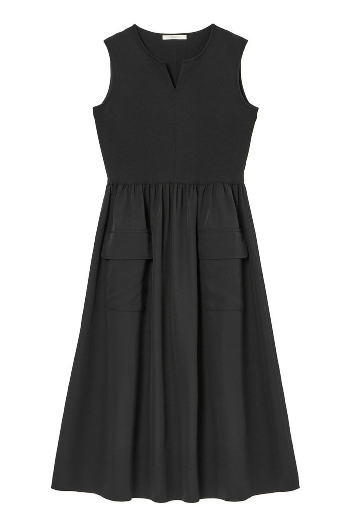 【アナイ/ANAYI】の布帛コンビキーネックワンピース インテリア・キッズ・メンズ・レディースファッション・服の通販 founy(ファニー) https://founy.com/ ファッション Fashion レディースファッション Fashion for Women ワンピース Dresses チュニック Tunic Tops & Dresses イエロー Yellow サマー Summer, Summer Style セットアップ Set-Up, Coordinated Outfit チュニック Tunic, Long Top ドッキング Docking, Mixed Material ブルゾン Blouson, Bomber Jacket プリント Print, Printed Pattern ポケット Pocket, Pocket Detail ミラノリブ Milano Rib, Milano Stitch 夏 Summer |ID: prp329100004593321 ipo3291000000035055005