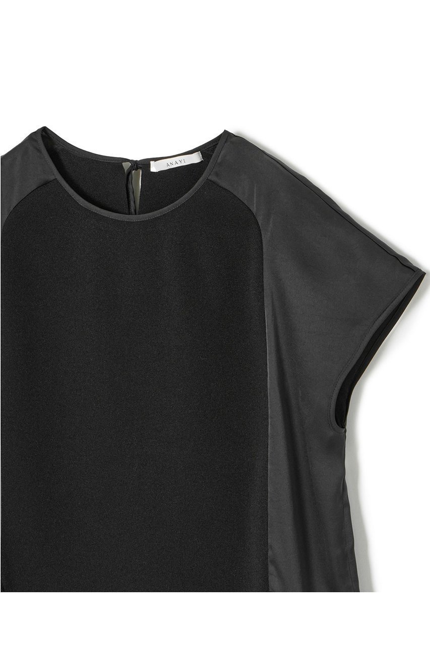 【アナイ/ANAYI】の布帛コンビフリルヘムプルオーバー 人気、トレンドファッション・服の通販 founy(ファニー) 　ファッション　Fashion　レディースファッション　Ladies' Fashion Online　トップス・カットソー　Tops/Tshirt　シャツ/ブラウス　Shirts/Blouses　プルオーバー　Pullover　イエロー　Yellow　サマー　Summer　ショート　Short　スリーブ　Sleeve　セットアップ　Set Up　タイトスカート　Tight Skirt　ドッキング　Docking　フリル　Frills　ブルゾン　Blouson　プリント　Print　リボン　Ribbon　再入荷　Restock/Back In Stock/Re Arrival　おすすめ　Recommend　夏　Summer　other-3|ID: prp329100004593322 ipo3291000000032614257