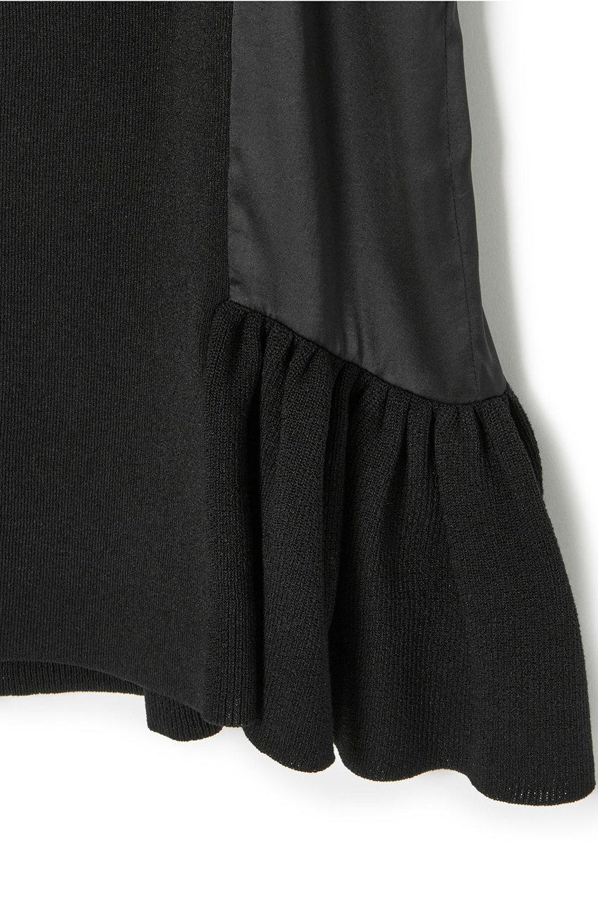 【アナイ/ANAYI】の布帛コンビフリルヘムプルオーバー 人気、トレンドファッション・服の通販 founy(ファニー) 　ファッション　Fashion　レディースファッション　Ladies' Fashion Online　トップス・カットソー　Tops/Tshirt　シャツ/ブラウス　Shirts/Blouses　プルオーバー　Pullover　イエロー　Yellow　サマー　Summer　ショート　Short　スリーブ　Sleeve　セットアップ　Set Up　タイトスカート　Tight Skirt　ドッキング　Docking　フリル　Frills　ブルゾン　Blouson　プリント　Print　リボン　Ribbon　再入荷　Restock/Back In Stock/Re Arrival　おすすめ　Recommend　夏　Summer　other-4|ID: prp329100004593322 ipo3291000000032614258