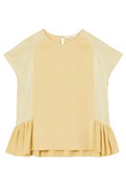 【アナイ/ANAYI】の布帛コンビフリルヘムプルオーバー 人気、トレンドファッション・服の通販 founy(ファニー) ファッション Fashion レディースファッション Fashion for Women トップス・カットソー Cut & Sew Tops シャツ・ブラウス・オフィスカジュアル Elegant Blouses & Button-Ups カジュアルプルオーバー・ニットトップス Pullovers & Knit Tops / Casual Pullovers イエロー Yellow サマー Summer, Summer Style ショート Short, Short Length スリーブ Sleeve, Long Sleeve / Short Sleeve セットアップ Set-Up, Coordinated Outfit タイトスカート Pencil Skirt, Tight Skirt ドッキング Docking, Mixed Material フリル Frill, Ruffle ブルゾン Blouson, Bomber Jacket プリント Print, Printed Pattern リボン Ribbon, Bow 再入荷 Restock / Back in Stock おすすめ Recommended / Our Picks 夏 Summer thumbnail イエロー|ID: prp329100004593322 ipo3291000000035051727