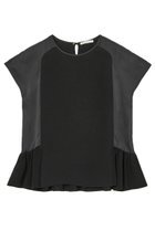 【アナイ/ANAYI】の布帛コンビフリルヘムプルオーバー 人気、トレンドファッション・服の通販 founy(ファニー) ファッション Fashion レディースファッション Fashion for Women トップス・カットソー Cut & Sew Tops シャツ・ブラウス・オフィスカジュアル Elegant Blouses & Button-Ups カジュアルプルオーバー・ニットトップス Pullovers & Knit Tops / Casual Pullovers イエロー Yellow サマー Summer, Summer Style ショート Short, Short Length スリーブ Sleeve, Long Sleeve / Short Sleeve セットアップ Set-Up, Coordinated Outfit タイトスカート Pencil Skirt, Tight Skirt ドッキング Docking, Mixed Material フリル Frill, Ruffle ブルゾン Blouson, Bomber Jacket プリント Print, Printed Pattern リボン Ribbon, Bow 再入荷 Restock / Back in Stock おすすめ Recommended / Our Picks 夏 Summer thumbnail ブラック|ID: prp329100004593322 ipo3291000000035051728