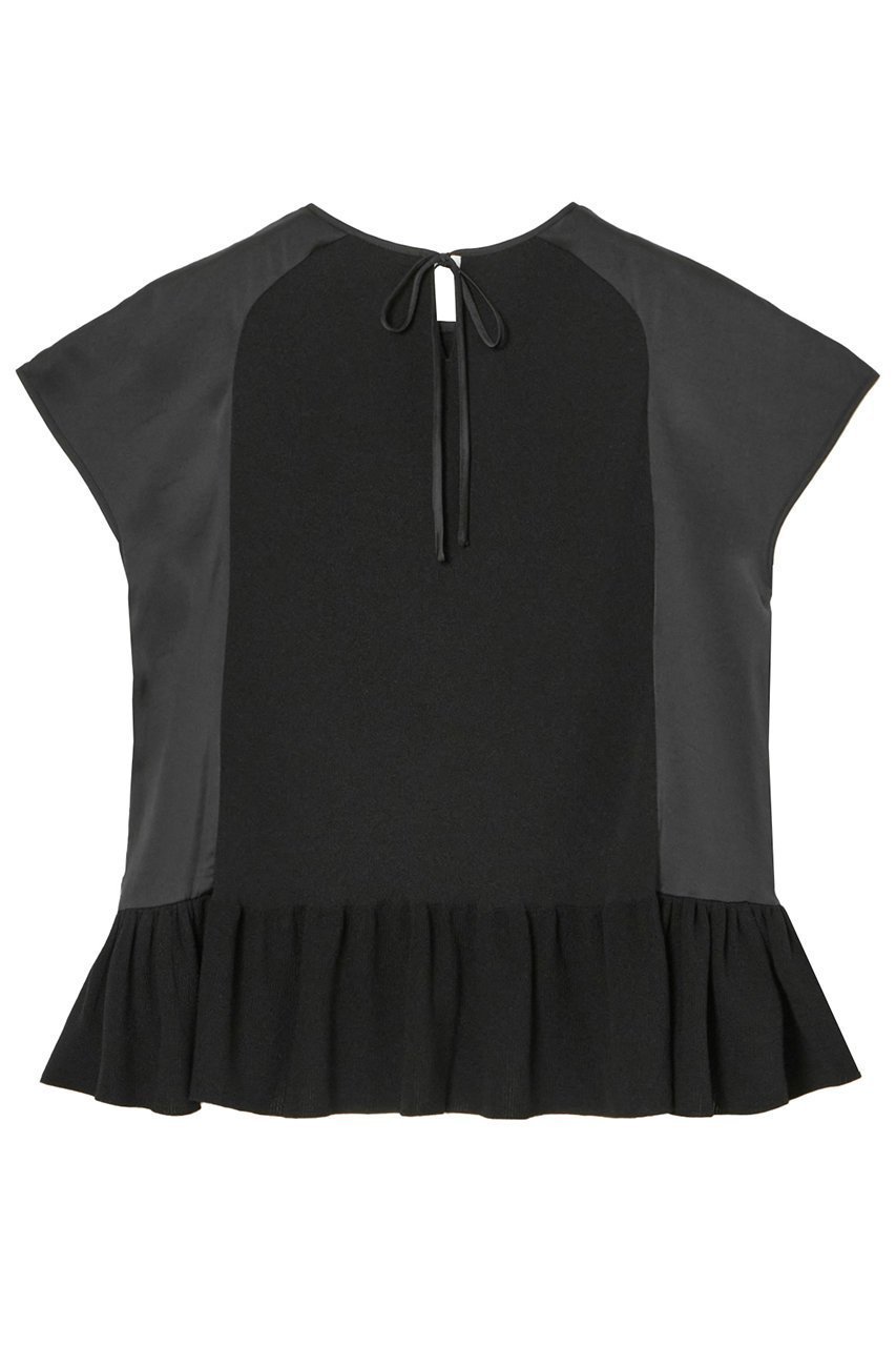 【アナイ/ANAYI】の布帛コンビフリルヘムプルオーバー 人気、トレンドファッション・服の通販 founy(ファニー) 　ファッション　Fashion　レディースファッション　Fashion for Women　トップス・カットソー　Cut & Sew Tops　シャツ・ブラウス・オフィスカジュアル　Elegant Blouses & Button-Ups　カジュアルプルオーバー・ニットトップス　Pullovers & Knit Tops / Casual Pullovers　イエロー　Yellow　サマー　Summer, Summer Style　ショート　Short, Short Length　スリーブ　Sleeve, Long Sleeve / Short Sleeve　セットアップ　Set-Up, Coordinated Outfit　タイトスカート　Pencil Skirt, Tight Skirt　ドッキング　Docking, Mixed Material　フリル　Frill, Ruffle　ブルゾン　Blouson, Bomber Jacket　プリント　Print, Printed Pattern　リボン　Ribbon, Bow　再入荷　Restock / Back in Stock　おすすめ　Recommended / Our Picks　夏　Summer　other-2|ID: prp329100004593322 ipo3291000000035051733