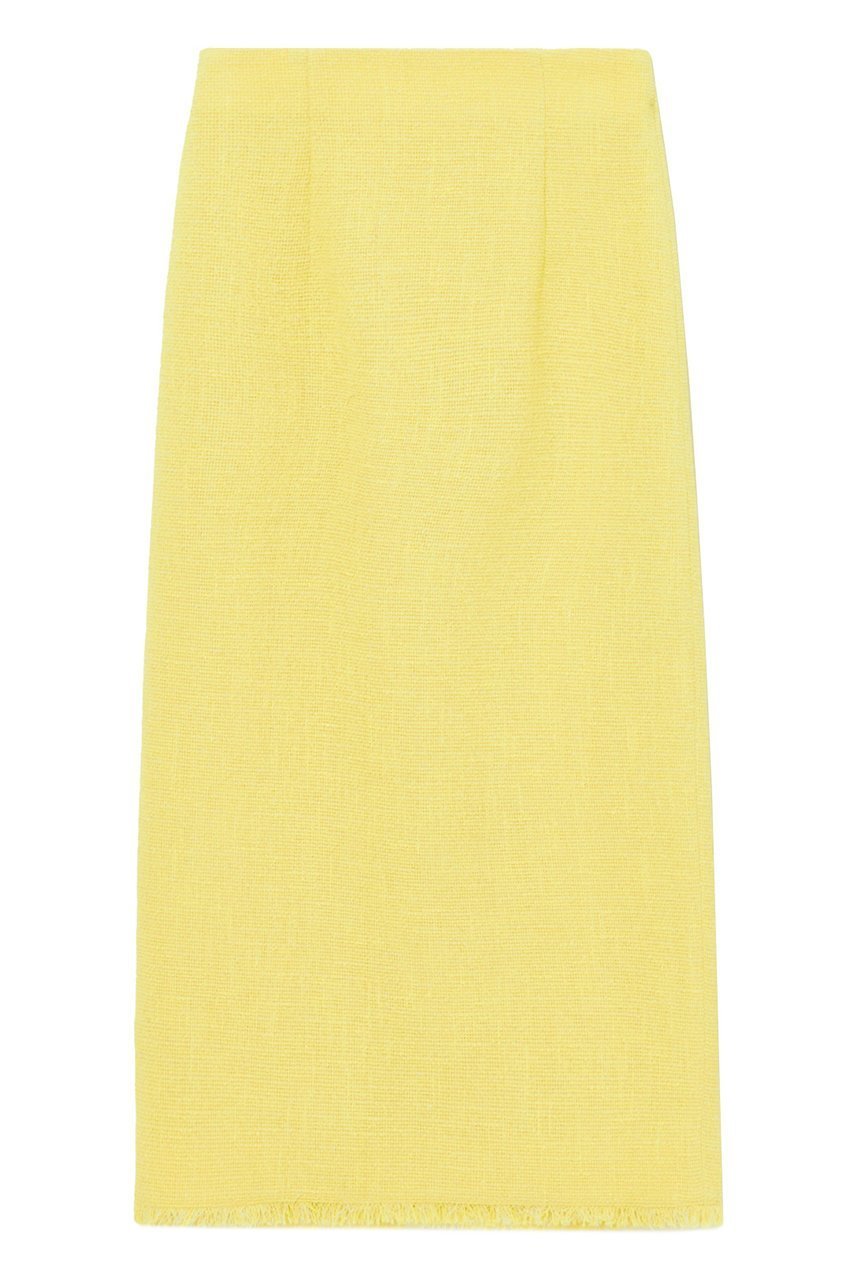 【アナイ/ANAYI】のカールヤーンツイードタイトスカート インテリア・キッズ・メンズ・レディースファッション・服の通販 founy(ファニー) 　ファッション　Fashion　レディースファッション　Fashion for Women　スカート　Skirts　イエロー　Yellow　サマー　Summer, Summer Style　セットアップ　Set-Up, Coordinated Outfit　フリンジ　Fringe, Tassel　ブルゾン　Blouson, Bomber Jacket　プリント　Print, Printed Pattern　メッシュ　Mesh, Net Fabric　再入荷　Restock / Back in Stock　夏　Summer　イエロー|ID: prp329100004593324 ipo3291000000035053013