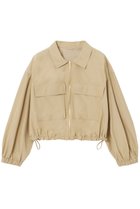 【アナイ/ANAYI】のポリタフタポケットブルゾン 人気、トレンドファッション・服の通販 founy(ファニー) ファッション Fashion レディースファッション Fashion for Women アウター Coat / Outerwear Collection レディースジャケット・軽アウター Jackets ブルゾンジャケット・スポーティアウター Blouson Jackets イエロー Yellow インナー Innerwear サマー Summer, Summer Style ジャケット Jacket, Outerwear スピンドル Spindle, Drawcord セットアップ Set-Up, Coordinated Outfit タイプライター Typewriter Fabric, Crisp Cotton タフタ Taffeta, Structured Fabric ブルゾン Blouson, Bomber Jacket プリント Print, Printed Pattern ポケット Pocket, Pocket Detail モダン Modern, Contemporary ワーク Workwear, Utility Style 再入荷 Restock / Back in Stock 夏 Summer thumbnail ベージュ|ID: prp329100004593326 ipo3291000000035053031