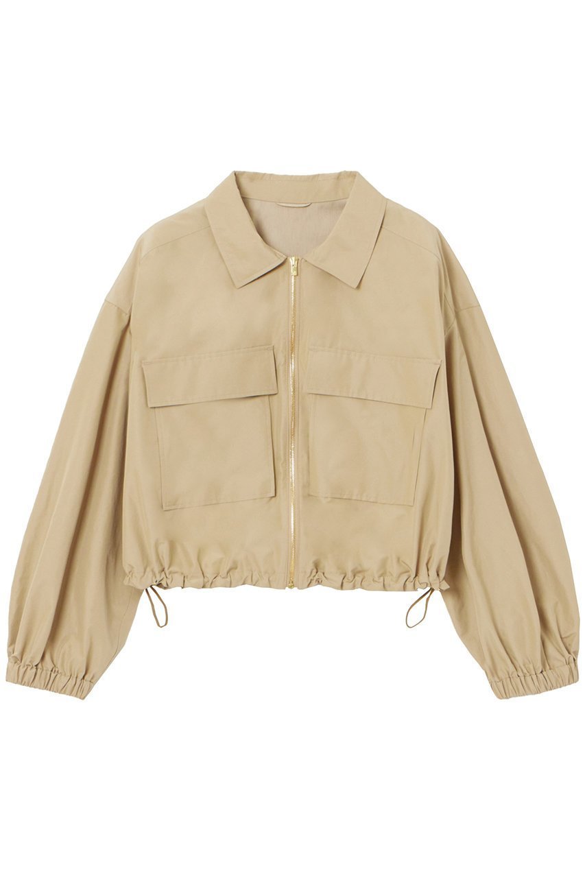 【アナイ/ANAYI】のポリタフタポケットブルゾン インテリア・キッズ・メンズ・レディースファッション・服の通販 founy(ファニー) 　ファッション　Fashion　レディースファッション　Fashion for Women　アウター　Coat / Outerwear Collection　レディースジャケット・軽アウター　Jackets　ブルゾンジャケット・スポーティアウター　Blouson Jackets　イエロー　Yellow　インナー　Innerwear　サマー　Summer, Summer Style　ジャケット　Jacket, Outerwear　スピンドル　Spindle, Drawcord　セットアップ　Set-Up, Coordinated Outfit　タイプライター　Typewriter Fabric, Crisp Cotton　タフタ　Taffeta, Structured Fabric　ブルゾン　Blouson, Bomber Jacket　プリント　Print, Printed Pattern　ポケット　Pocket, Pocket Detail　モダン　Modern, Contemporary　ワーク　Workwear, Utility Style　再入荷　Restock / Back in Stock　夏　Summer　ベージュ|ID: prp329100004593326 ipo3291000000035053031