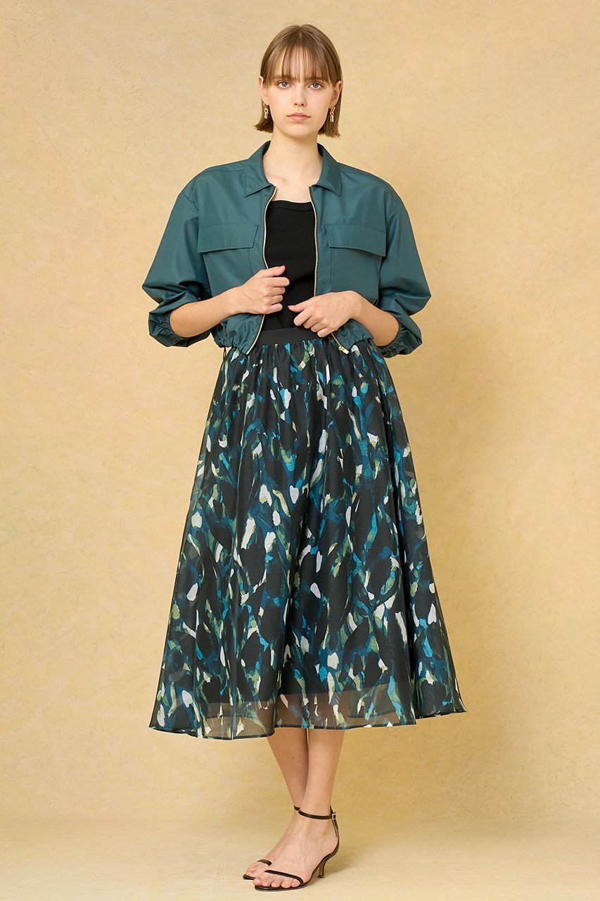 【アナイ/ANAYI】のポリタフタポケットブルゾン 人気、トレンドファッション・服の通販 founy(ファニー) 　ファッション　Fashion　レディースファッション　Fashion for Women　アウター　Coat / Outerwear Collection　レディースジャケット・軽アウター　Jackets　ブルゾンジャケット・スポーティアウター　Blouson Jackets　イエロー　Yellow　インナー　Innerwear　サマー　Summer, Summer Style　ジャケット　Jacket, Outerwear　スピンドル　Spindle, Drawcord　セットアップ　Set-Up, Coordinated Outfit　タイプライター　Typewriter Fabric, Crisp Cotton　タフタ　Taffeta, Structured Fabric　ブルゾン　Blouson, Bomber Jacket　プリント　Print, Printed Pattern　ポケット　Pocket, Pocket Detail　モダン　Modern, Contemporary　ワーク　Workwear, Utility Style　夏　Summer　other-6|ID: prp329100004593326 ipo3291000000035989704