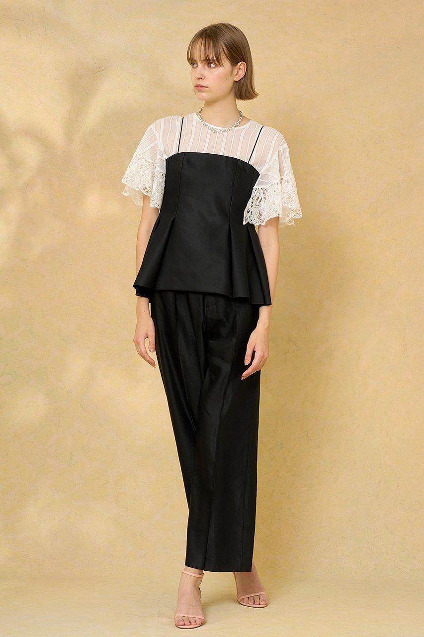 【アナイ/ANAYI】のリネンストレッチビスチェ 人気、トレンドファッション・服の通販 founy(ファニー) 　ファッション　Fashion　レディースファッション　Ladies' Fashion Online　トップス・カットソー　Tops/Tshirt　キャミソール / ノースリーブ　No Sleeves　シャツ/ブラウス　Shirts/Blouses　ビスチェ　Bustier　イエロー　Yellow　イタリア　Italy　キャミソール　Camisole　サマー　Summer　シリコン　Silicon　ジャケット　Jacket　セットアップ　Set Up　ダブル　Double　ノースリーブ　No Sleeve　ビスチェ　Bustier　ブルゾン　Blouson　プリント　Print　リネン　Linen　ワイド　Wide　再入荷　Restock/Back In Stock/Re Arrival　おすすめ　Recommend　夏　Summer　other-6|ID: prp329100004593330 ipo3291000000032614329