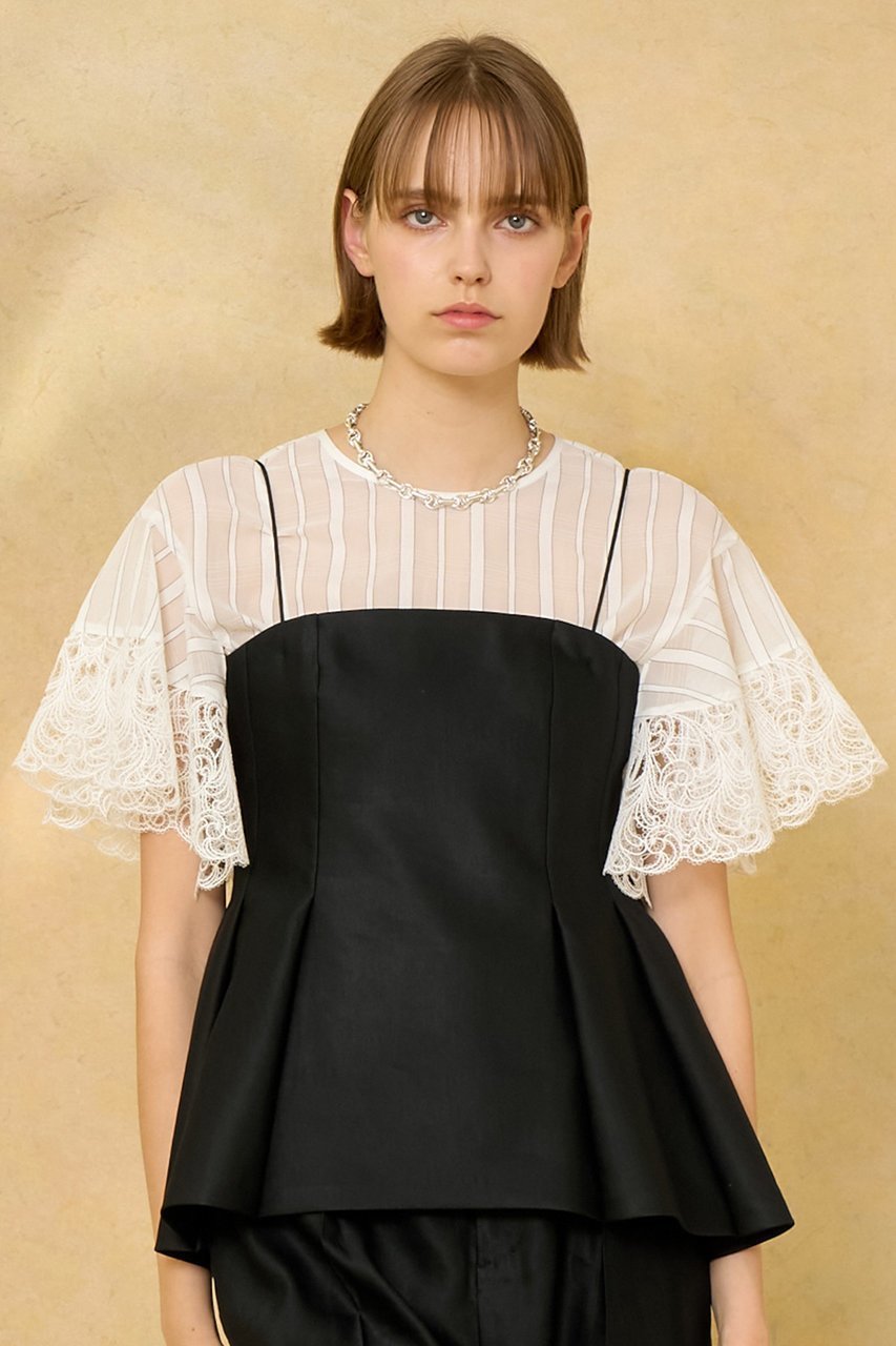 【アナイ/ANAYI】のリネンストレッチビスチェ 人気、トレンドファッション・服の通販 founy(ファニー) 　ファッション　Fashion　レディースファッション　Fashion for Women　トップス・カットソー　Cut & Sew Tops　キャミソール&ノースリーブ　Camisoles & Sleeveless Tops　シャツ・ブラウス・オフィスカジュアル　Elegant Blouses & Button-Ups　ビスチェ　Bustiers & Corset Tops / Layered Bustier Style　イエロー　Yellow　イタリア　Italy　キャミソール　Camisole, Spaghetti Strap Top　サマー　Summer, Summer Style　シリコン　Silicone, Silicone Material　ジャケット　Jacket, Outerwear　セットアップ　Set-Up, Coordinated Outfit　ダブル　Double, Double-Breasted　ノースリーブ　Sleeveless, No-Sleeve　ビスチェ　Bustier, Corset Top　ブルゾン　Blouson, Bomber Jacket　プリント　Print, Printed Pattern　リネン　Linen, Linen Fabric　ワイド　Wide, Wide Fit　再入荷　Restock / Back in Stock　おすすめ　Recommended / Our Picks　夏　Summer　other-8|ID: prp329100004593330 ipo3291000000035053056