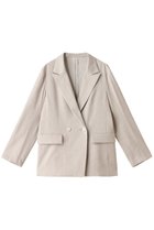 【アナイ/ANAYI】のリネンストレッチダブルジャケット ベージュ|ID: prp329100004593331 ipo3291000000032614333