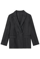 【アナイ/ANAYI】のリネンストレッチダブルジャケット ブラック|ID: prp329100004593331 ipo3291000000035847066