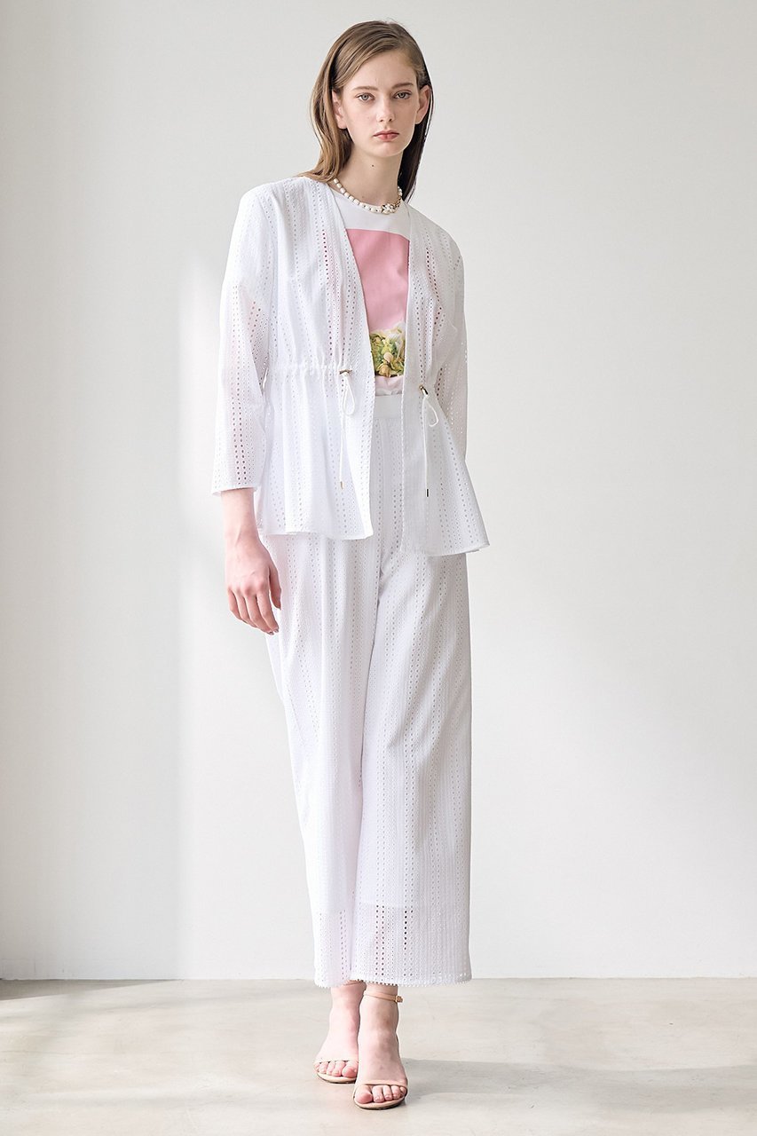 【アナイ/ANAYI】のコットン天竺ロマネスコプリントTシャツ 人気、トレンドファッション・服の通販 founy(ファニー) 　ファッション　Fashion　レディースファッション　Ladies' Fashion Online　トップス・カットソー　Tops/Tshirt　シャツ/ブラウス　Shirts/Blouses　ロング / Tシャツ　T-Shirts　カットソー　Cut and Sewn　なめらか　Smooth　エレガント 上品　Elegant　ショート　Short　スリーブ　Sleeve　バランス　Balance　フラワー　Flower　プリント　Print　ミックス　Mix　リアル　Real　リラックス　Relax　再入荷　Restock/Back In Stock/Re Arrival　other-5|ID: prp329100004593333 ipo3291000000032614349